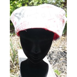 chapeau marin calligraphié
