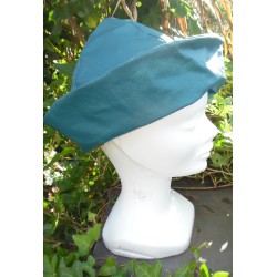 Chapeau de pluie bleu