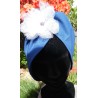 turban bleu