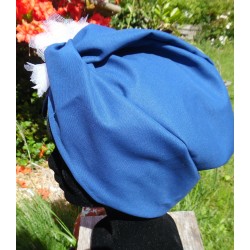 turban bleu