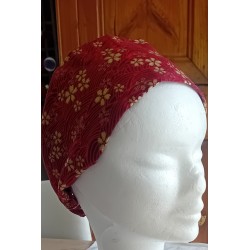 bandeau rouge et or