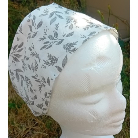 bandeau blanc et gris