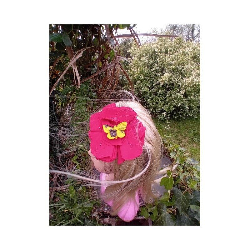barrette rouge et jaune