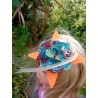barrette punk bleu et orange