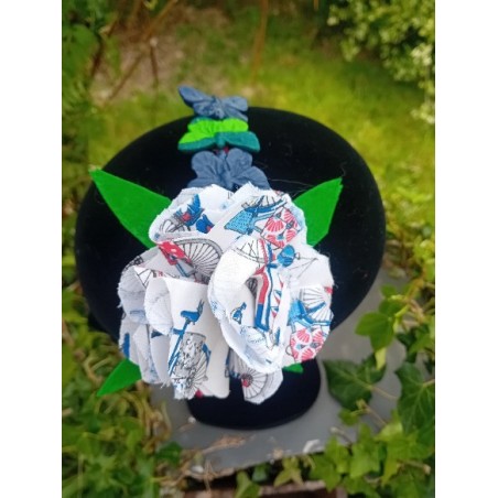 Serre-tête velo papillons