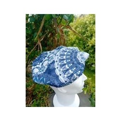 béret mixte bleu et gris