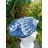 béret mixte bleu et gris