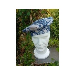 béret mixte bleu et gris