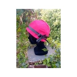 chapeau cloche simple rouge