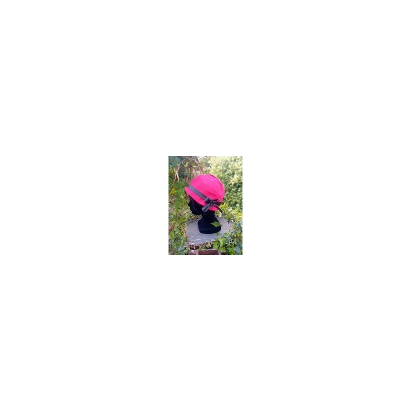 chapeau cloche simple rouge