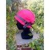 chapeau cloche simple rouge