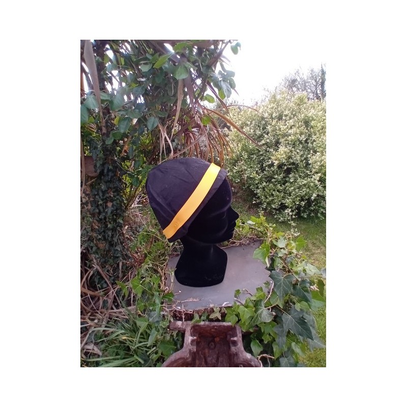 chapeau cloche noir