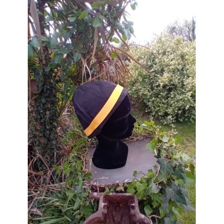 chapeau cloche noir