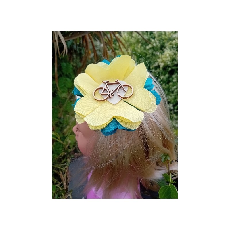 barrette jaune velo